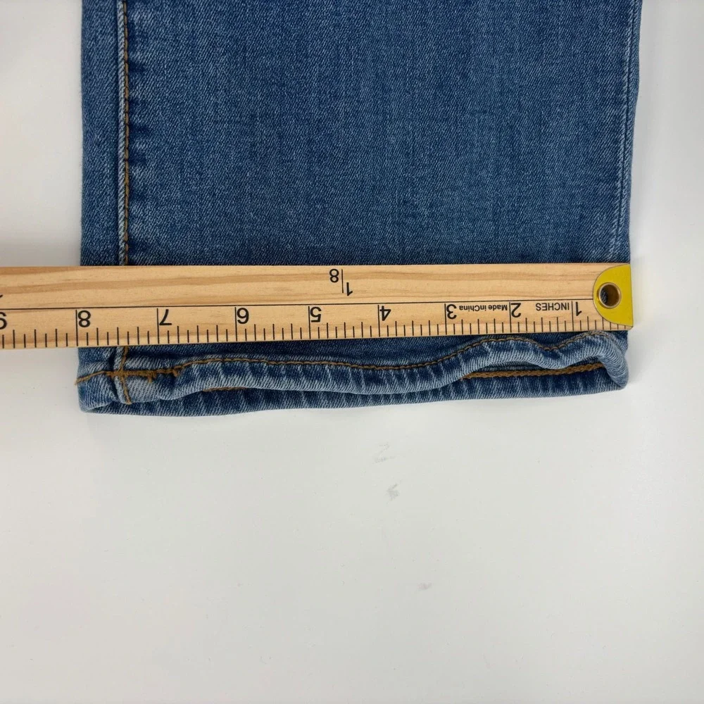 True Religion Ricky Relaxed Straight‎ Mens 36x32 Blue Good Stretch Denim Jeans